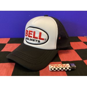 画像: メッシュワッペンキャップ（BELL/ブラック）