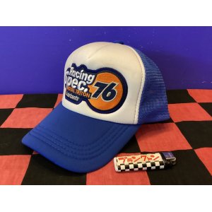 画像: メッシュワッペンキャップ（76/ブルー）