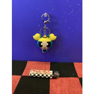 画像: パワーパフガールズ　3Dラバーキーホルダー（バブルス）