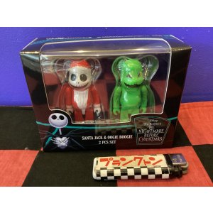画像: ディズニー　ベアブリック２体セット(サンタジャック＆ウギーブギー/ナイトメア）
