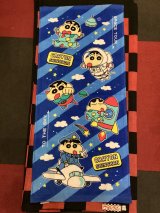 画像: クレヨンしんちゃん　フェイスタオル（スペースパジャマ）
