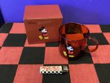 画像: ミッキー　耐熱ガラス マグカップ（ミッキー/AMBER）