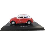 画像: Coca-Cola Miniature Car 1966 VW Beetle Red 1/43スケール