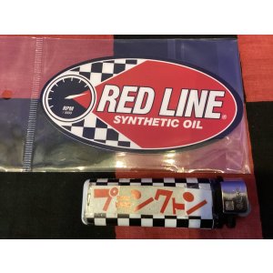 画像: アメリカン　レーシング　ステッカー(RED LINE)