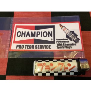 画像: アメリカン　レーシング　ステッカー(CHAMPION/PLUG)