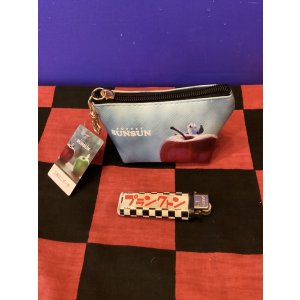 画像: パペットスンスン　三角ミニポーチ（アップル）