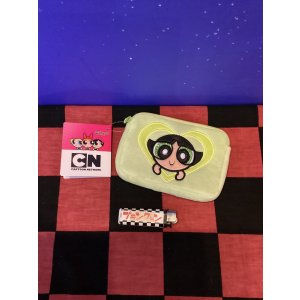 画像: パワーパフガールズ　ミニティッシュポーチ(バターカップ　グリーン)