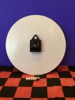 画像2: ガラス　ウォールクロック　壁掛け時計（レコード/イエロー）