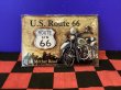 画像1: アンティーク風メタルプレート（U.S ROUTE 66 Chicago)