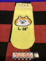 画像: おえかきさんシリーズ　レディース靴下（しばいぬさん) 