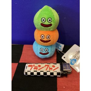 画像: ドラゴンクエスト　スマイルスライムぎゅっとにぎろう！　ミニぬいぐるみ（スライムタワー）