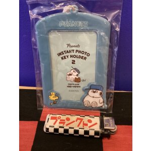 画像: スヌーピー　インスタントフォトキーホルダー　（オラフ）