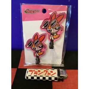 画像: パワーパフガールズ　前髪クリップ　2Pヘアクリップ　(ブロッサム)