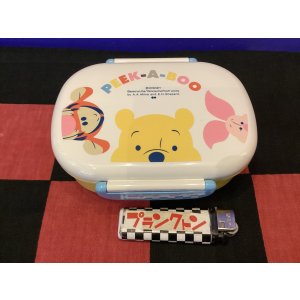 画像: ディズニー　1段ランチボックス（くまのプーさん/PEEK-A-BOO）