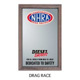 画像: ウッドパブミラー ガラス(DRAG RACE)