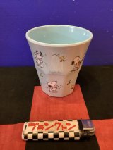 画像: スヌーピー　メラミンカップ（ミュージック　ブルー）