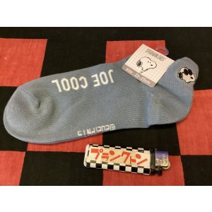 画像: スヌーピー　バックポイント　レディース靴下（ジョークール/ブルー）　70