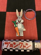 画像: LEGO風ブロック　キャラクターキーホルダー(ルーニーテューンズ/バッグスバニー)
