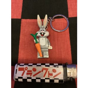 画像: LEGO風ブロック　キャラクターキーホルダー(ルーニーテューンズ/バッグスバニー)