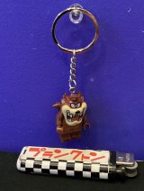画像: LEGO風ブロック　キャラクターキーホルダー(ルーニーテューンズ/タズマニアンデビル)