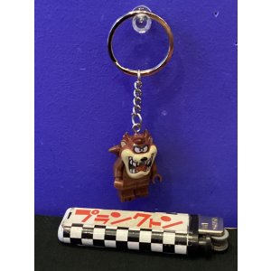 画像: LEGO風ブロック　キャラクターキーホルダー(ルーニーテューンズ/タズマニアンデビル)