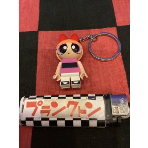 画像: LEGO風ブロック　キャラクターキーホルダー(パワーパフガールズ/ブロッサム)