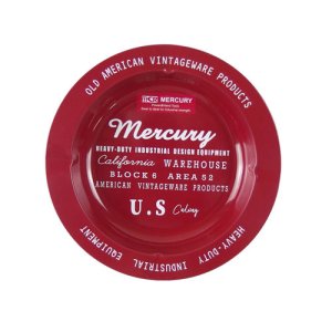 画像: MERCURY アメリカンビンテージスモールトレイ(カーシブ　レッド)