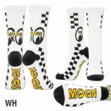画像: ムーンアイズ　ハイソックス　ボーダーソックス　靴下（MOON Checker Line Socks）