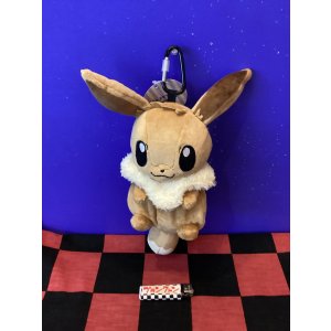 画像: ポケットモンスター　カラビナ付きぬいぐるみポーチ(イーブイ)