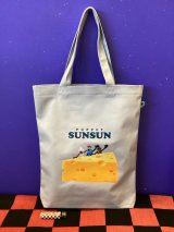 画像: パペットスンスン　ぴょこっとトートバッグ(チーズ/ライトブルー)