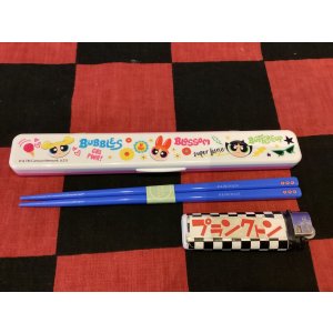 画像: パワーパフガールズ　箸＆箸箱セット　(3人)