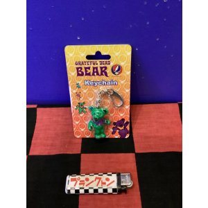 画像: グレイトフルデッドベア　デッドベア　フィギュアキーホルダー　キーチェーン  （グリーン/ダンシングベア）