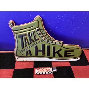 画像: ミニエンボスサインプレート  ( ハイカットスニーカー　カーキ)