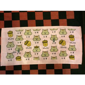 画像: フェイスタオル（おえかきさん/りすさん）