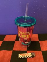 画像: スヌーピー　ストロータンブラー（ピンク　プール）    