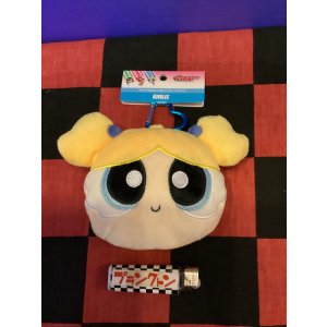 画像: パワーパフ　ガールズ　カラビナ付きぬいぐるみファスナーマスコット（バブルス）