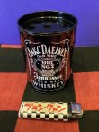 画像1: ドラム缶アッシュトレイ　灰皿（ジャックダニエル/ブラック）