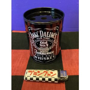 画像: ドラム缶アッシュトレイ　灰皿（ジャックダニエル/ブラック）