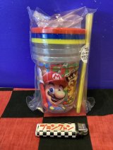 画像: スーパーマリオ　ストロー付きタンブラー　3個セット