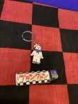 画像1: LEGO風ブロック　キャラクターキーホルダー(ゴーストバスターズ　マシュマロマン）