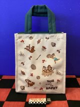 画像: チップ&デール　保冷ランチバッグスクエアM（チップ&デール/ナッツ）