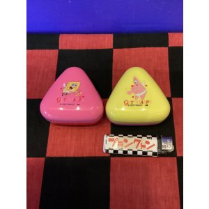 画像: スポンジボブ おにぎりケース2P(ボブ/パトリック/ハートエンジェル)