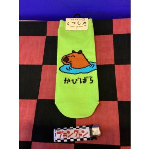 画像: おえかきさんシリーズ　レディース靴下（かぴばら) 