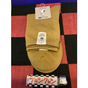 画像: スヌーピー　レディース靴下　ソックス（タグ付き　ジョークール　ディープイエロー）　04