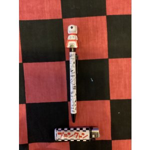 画像: スヌーピー アクションボールペン(ハウス/本体黒/インク黒)