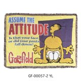 画像: ガーフィールド　フリンジタペストリー　（イエロー)