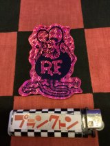 画像: ラットフィンク　全身　ステッカー　S （キラキラ/ピンク）