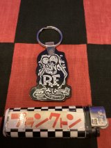 画像: ラットフィンク　ラバーキーホルダー　（ダイカット/ブラック）