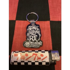 画像: ラットフィンク ラバーキーホルダー (ダイカット/ブラック)