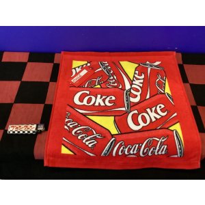 画像: コーラ ウォッシュタオル(缶 イエロー)